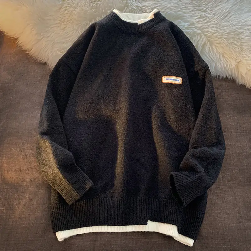 Japanese Style White Knit Sweater for Women - Image 7