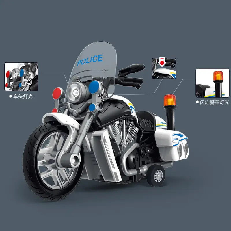 Kids Motorcycle Toy with Light & Sound 110cc - Image 2