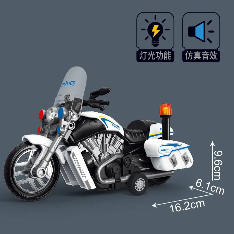 Kids Motorcycle Toy with Light & Sound 110cc - Image 3