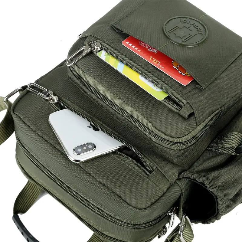 New Men's Water-Proof Nylon Crossbody Bag Large Capacity - Image 8