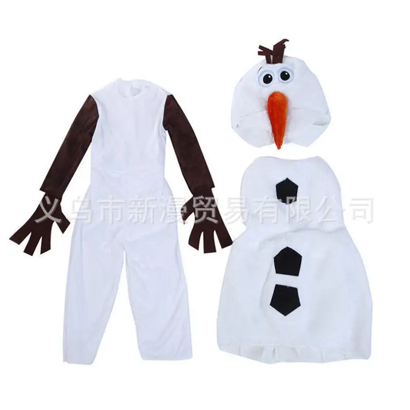 Frozen Olaf Snowman Costume for Kids Christmas