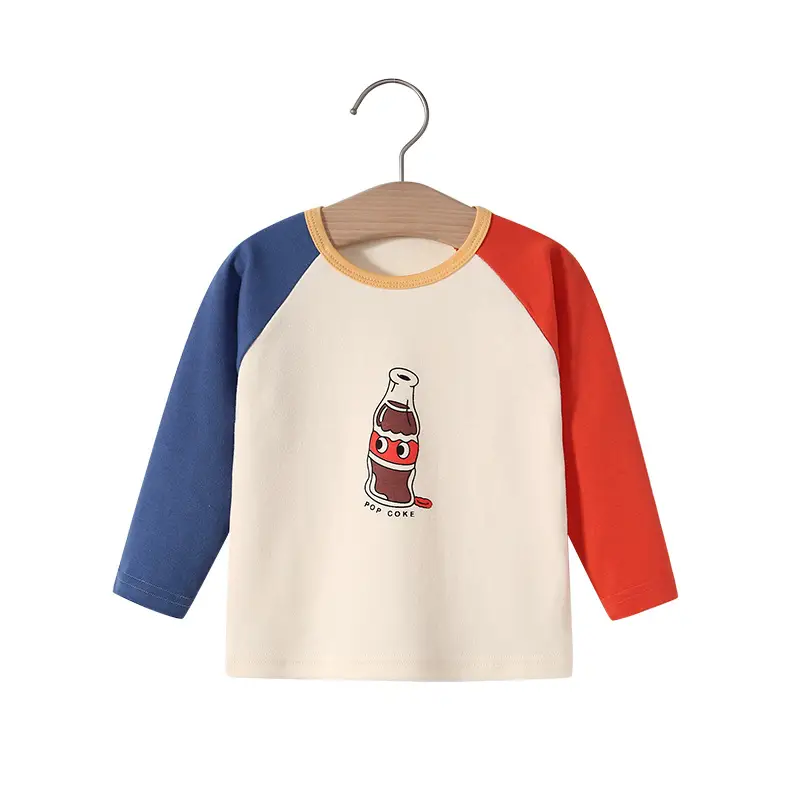 Baby Cotton Long Sleeve T-Shirt Red Cream Little Cow Print - Image 19