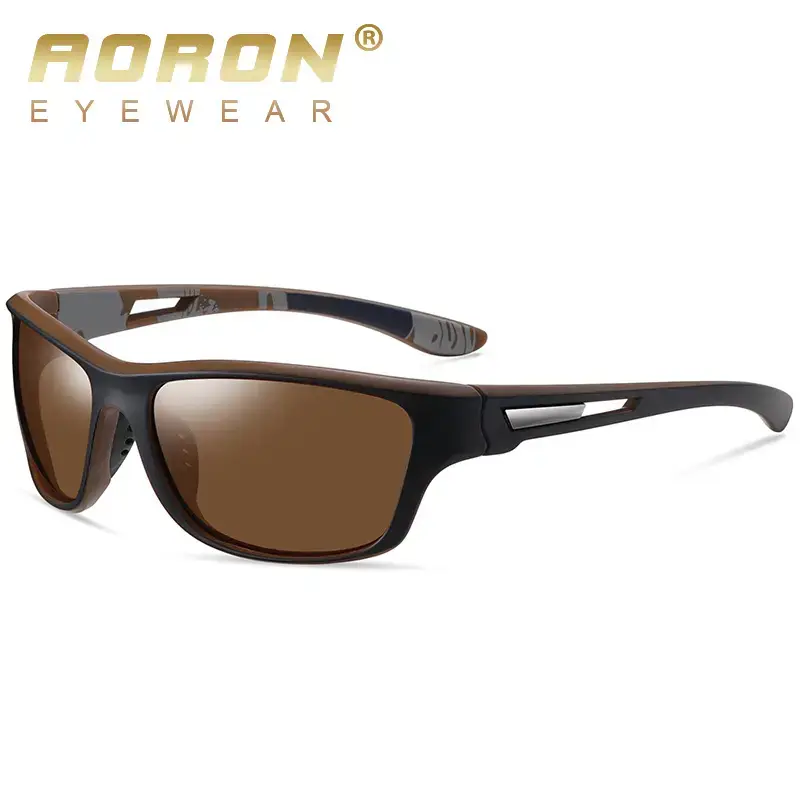 Men's Windproof Polarized Cycling Sunglasses Green Black - Image 12