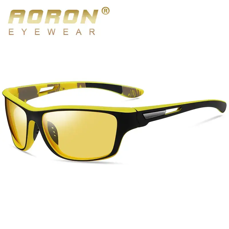 Men's Windproof Polarized Cycling Sunglasses Green Black - Image 13