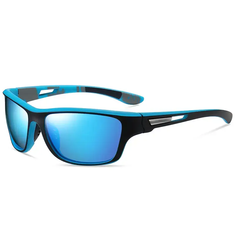 Men's Windproof Polarized Cycling Sunglasses Green Black - Image 3