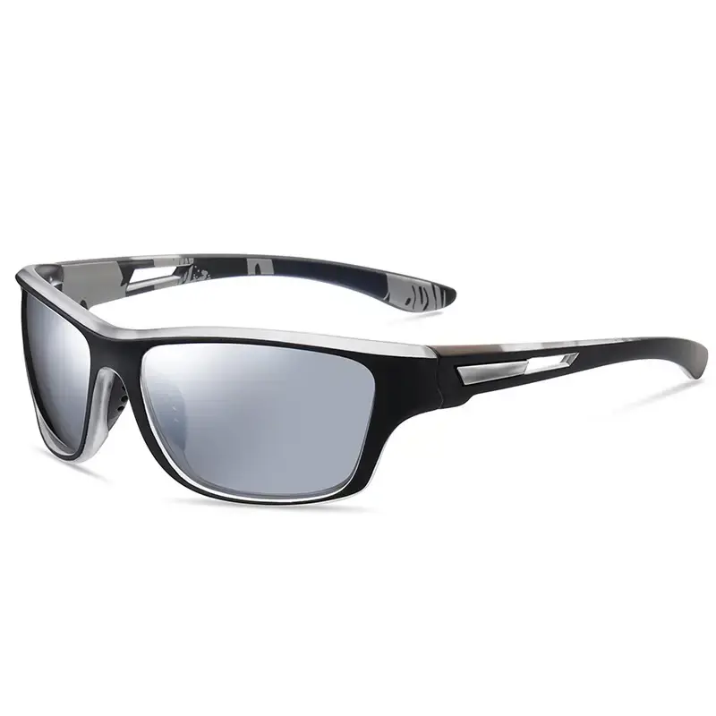 Men's Windproof Polarized Cycling Sunglasses Green Black - Image 7