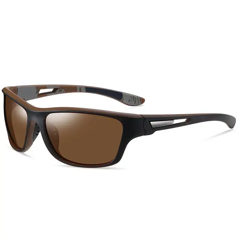 Men's Windproof Polarized Cycling Sunglasses Green Black - Image 8