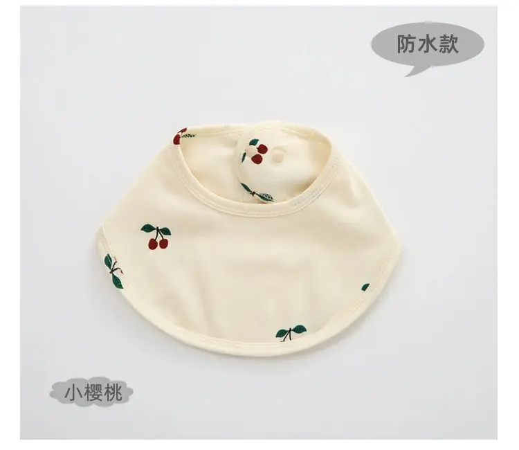 Denmark Cotton Baby Bib with Star Print - Image 14