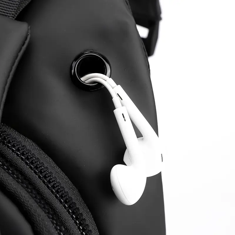 Men's Waterproof Crossbody Bag with Glasses & USB Cable - Image 7