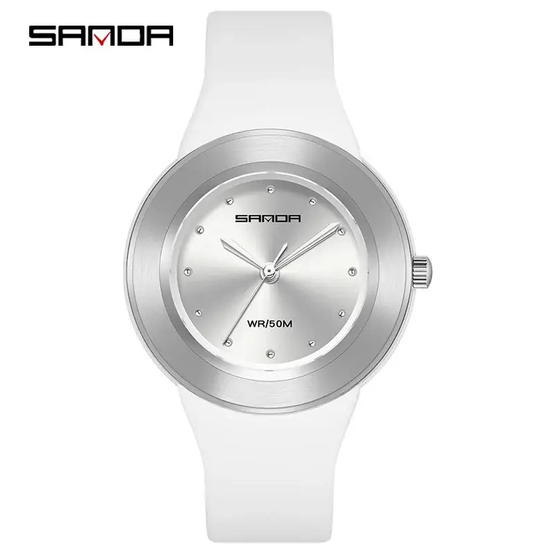 Sanda Gold Watch for Men Women Waterproof Sports Watch - Image 10
