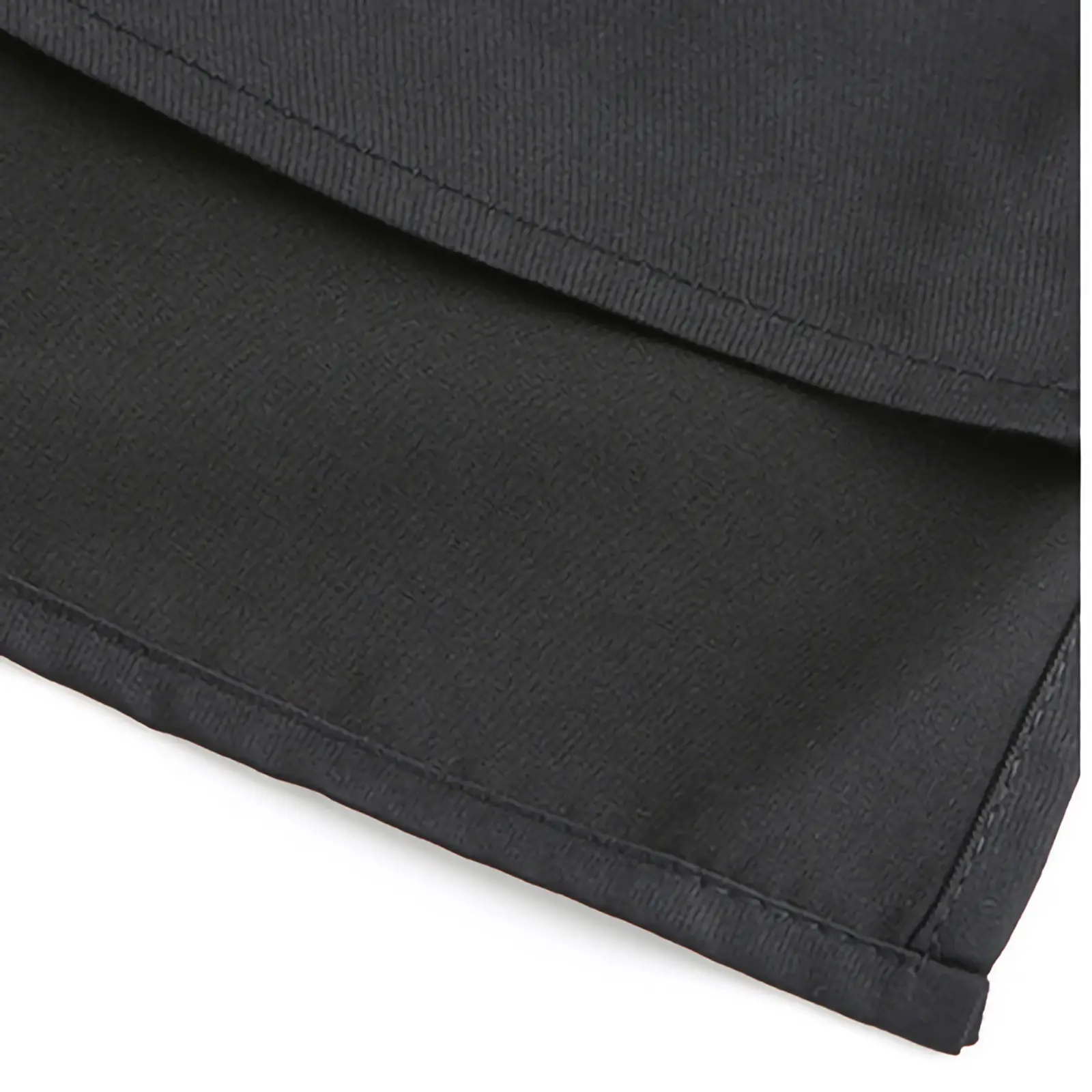 Women's Black Irregular Skirt with Elastic Band