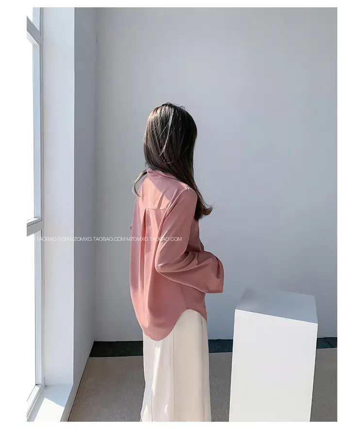 White Long Sleeve Chiffon Shirt for Women 2025 — feature 17