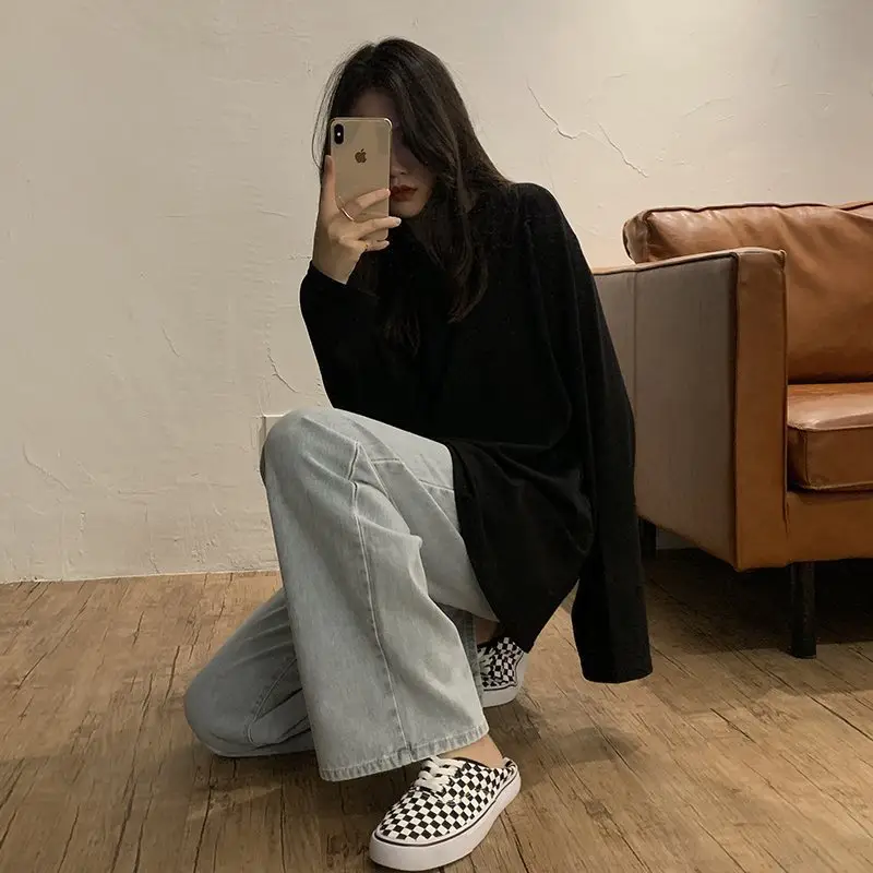 Women Long Sleeve White T-Shirt Autumn 2025 - Image 10