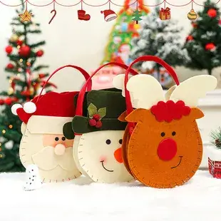 Christmas Snowman Gift Bag 14cm High Red Bow — feature 17