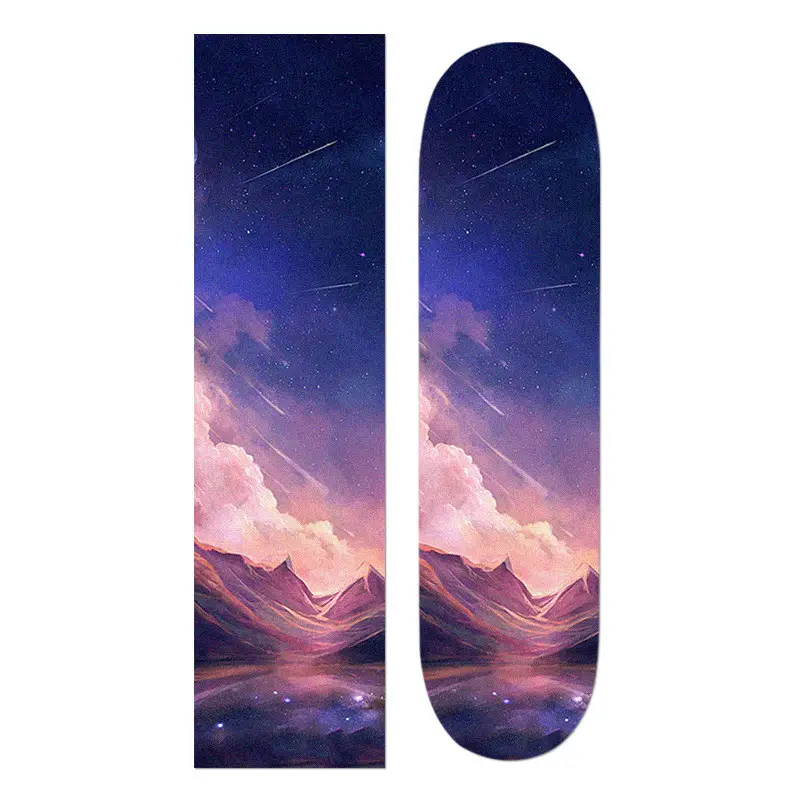 Distribution Double Skateboard Sandpaper Scooter Accessories Sticker Color Sandpaper Skateboard Sand Sticker Sandpaper Sports Outdoor - Image 7