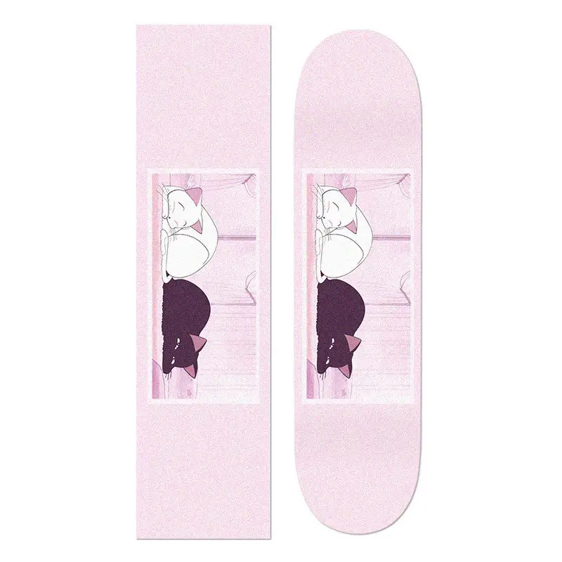 Distribution Double Skateboard Sandpaper Scooter Accessories Sticker Color Sandpaper Skateboard Sand Sticker Sandpaper Sports Outdoor - Image 2