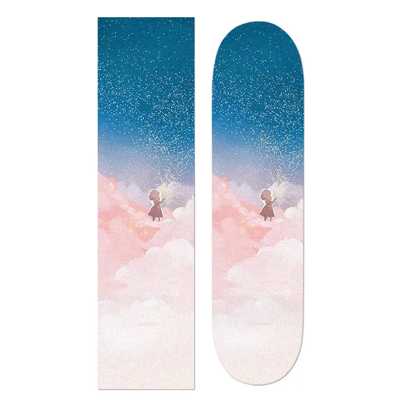Distribution Double Skateboard Sandpaper Scooter Accessories Sticker Color Sandpaper Skateboard Sand Sticker Sandpaper Sports Outdoor - Image 4