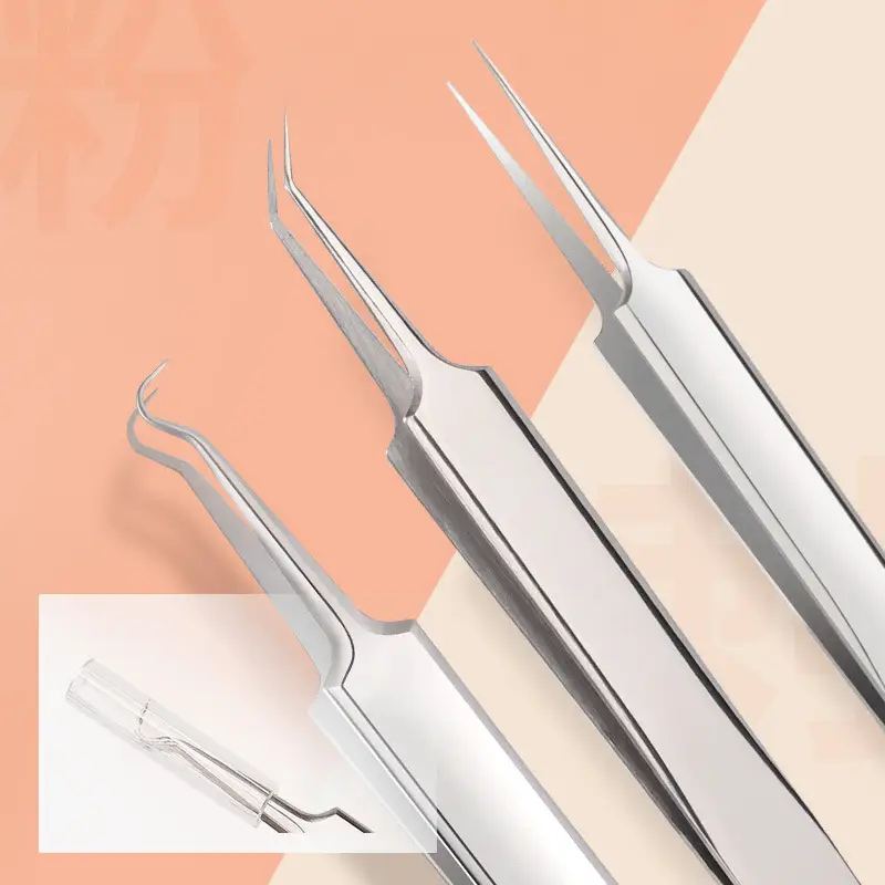 Stainless Steel Acne Extractor with Curved & Straight Tips - Image 6