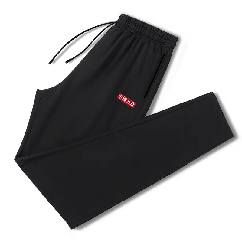 Men's Black Fleece Lined Winter Pants Warm Casual - Image 13