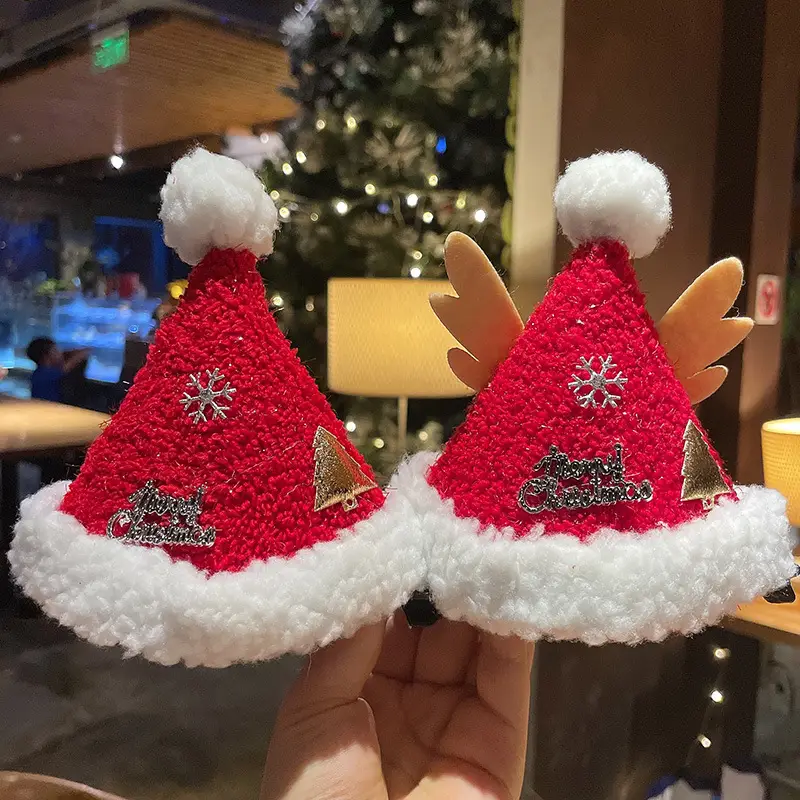 Christmas Hairpin with Fairy Hat for Kids