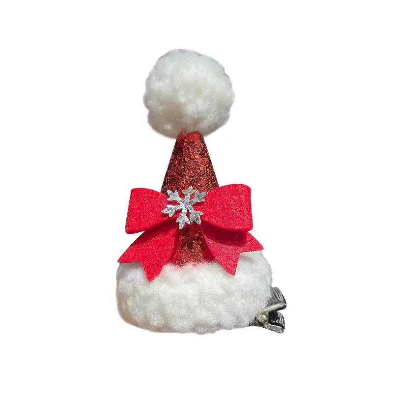 Christmas Hairpin with Fairy Hat for Kids