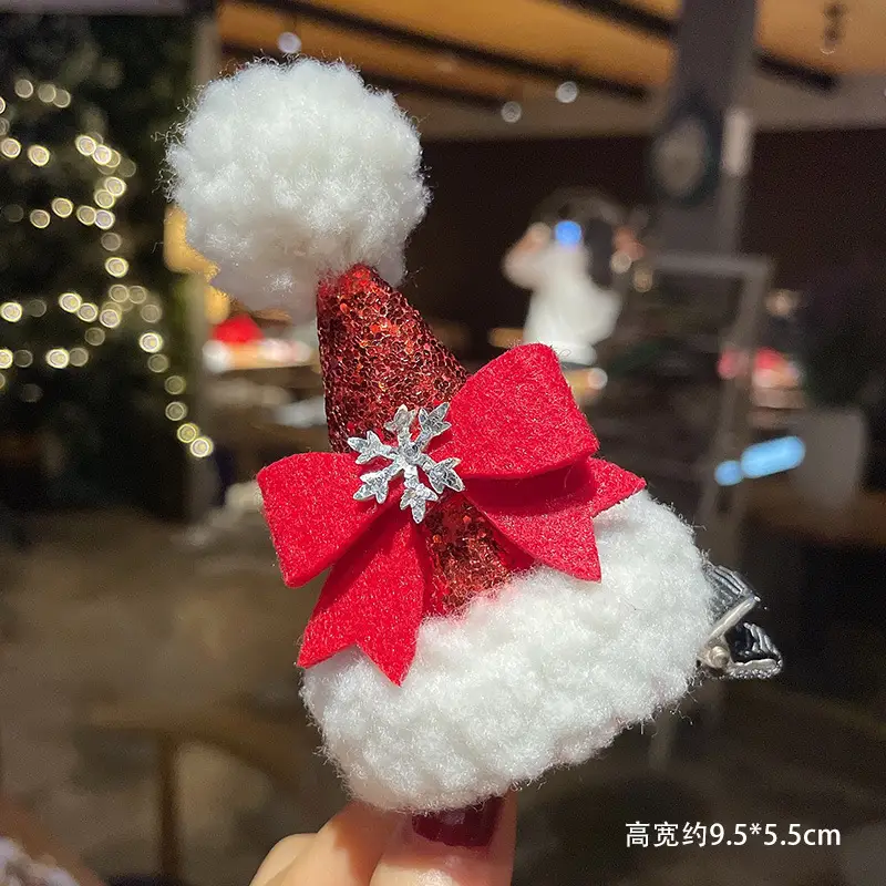 Christmas Hairpin with Fairy Hat for Kids