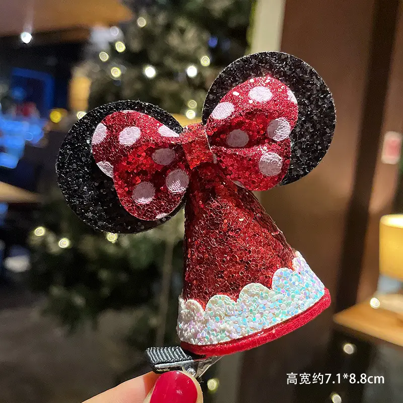 Christmas Hairpin with Fairy Hat for Kids