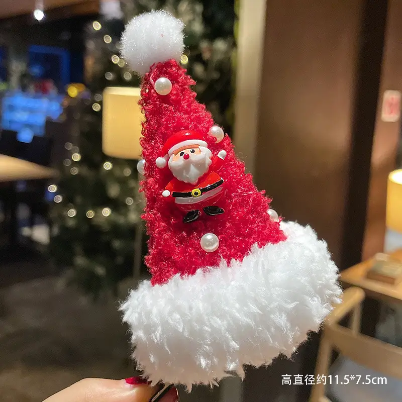 Christmas Hairpin with Fairy Hat for Kids