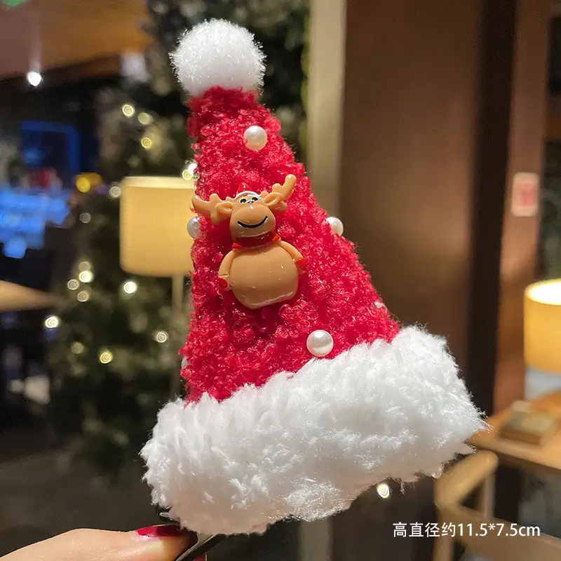 Christmas Hairpin with Fairy Hat for Kids