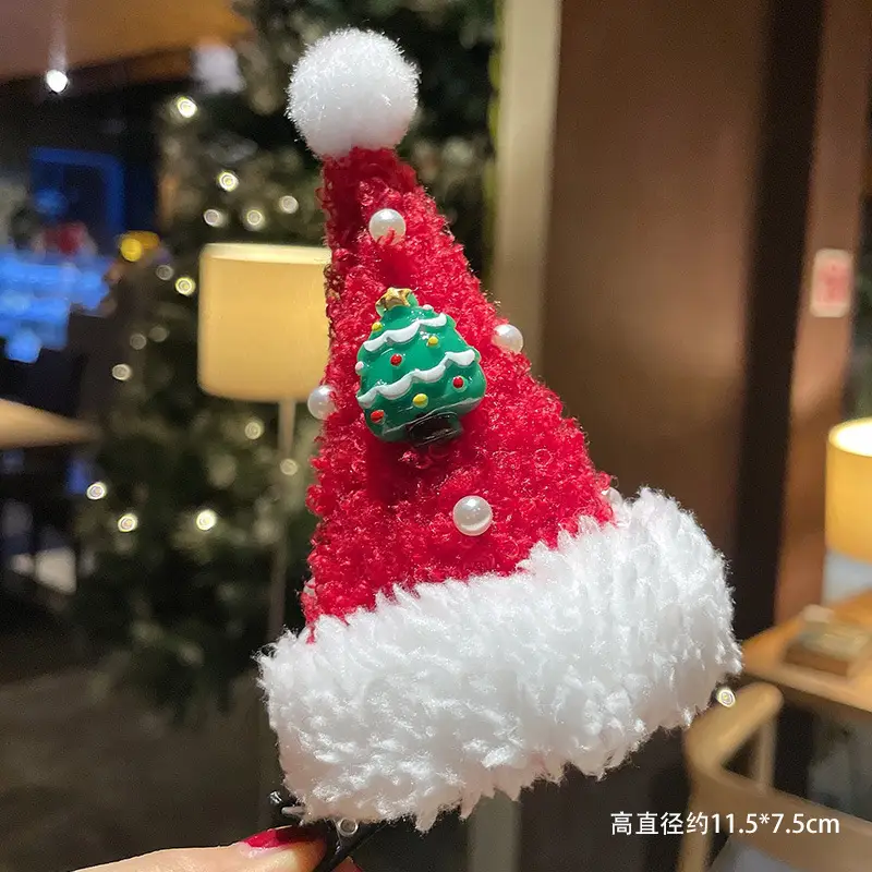 Christmas Hairpin with Fairy Hat for Kids