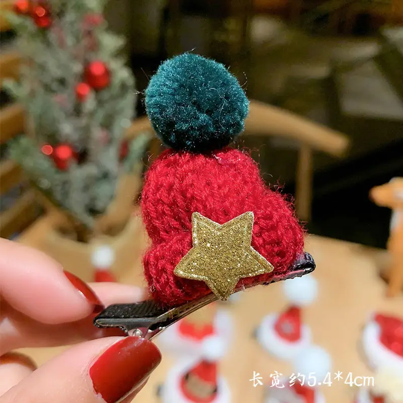 Christmas Hairpin with Fairy Hat for Kids