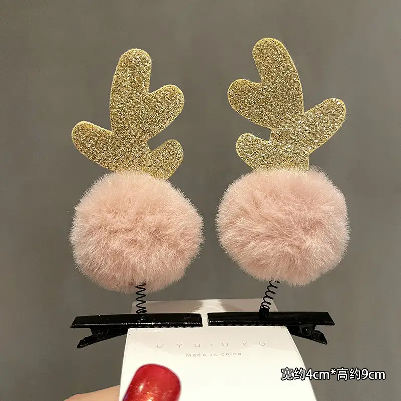 Christmas Hairpin with Fairy Hat for Kids