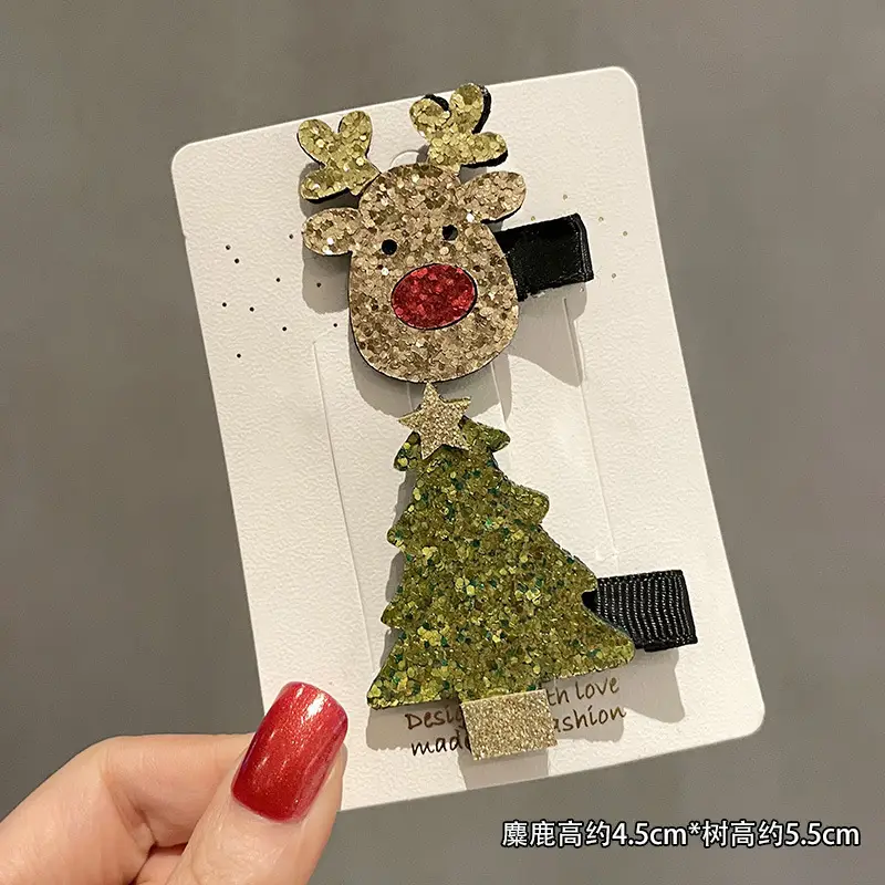 Christmas Hairpin with Fairy Hat for Kids