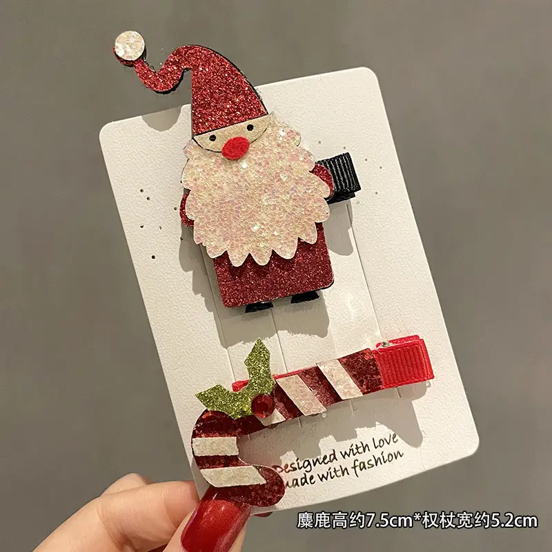 Christmas Hairpin with Fairy Hat for Kids