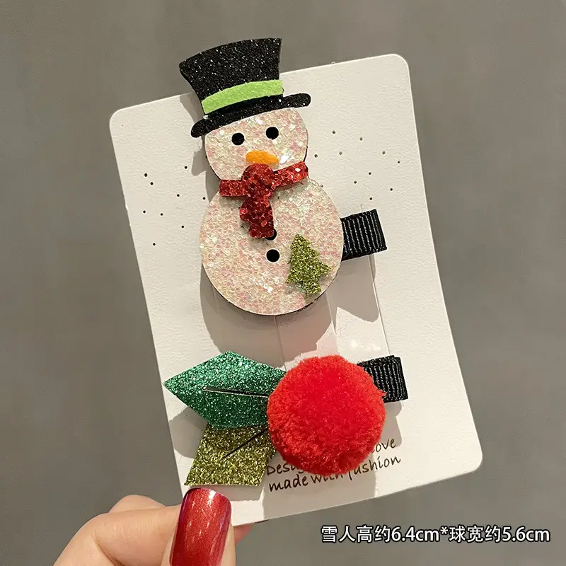 Christmas Hairpin with Fairy Hat for Kids