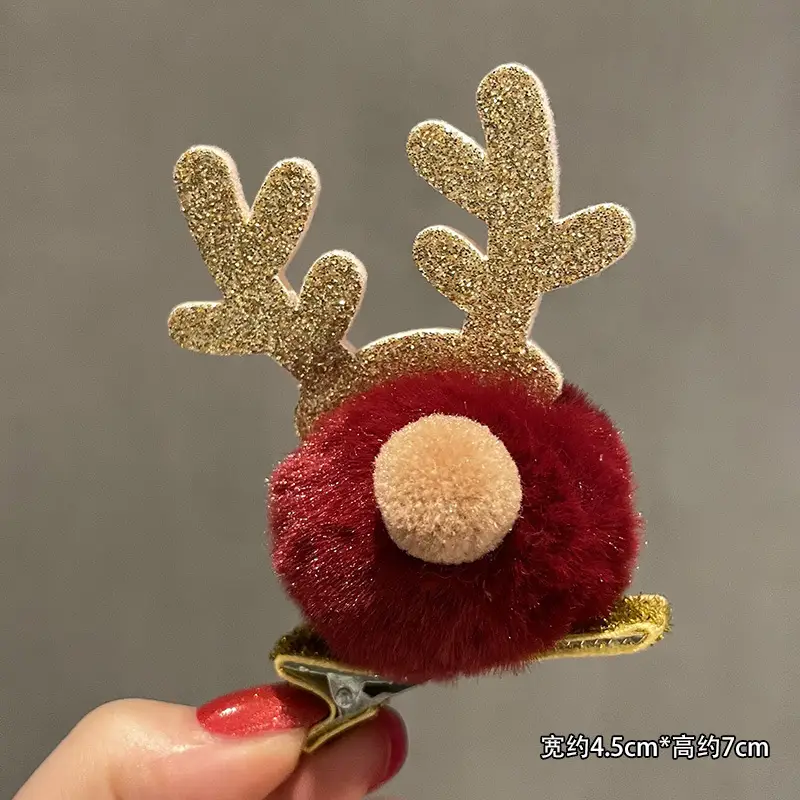 Christmas Hairpin with Fairy Hat for Kids