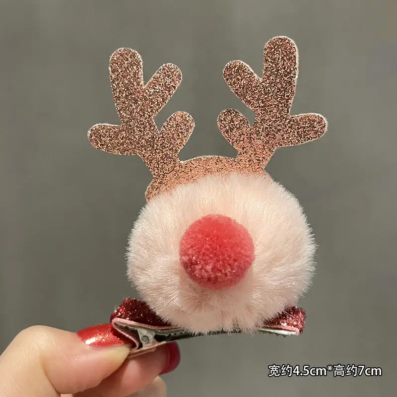 Christmas Hairpin with Fairy Hat for Kids