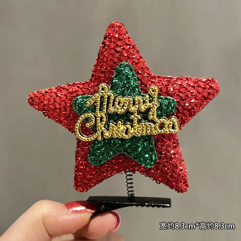 Christmas Hairpin with Fairy Hat for Kids