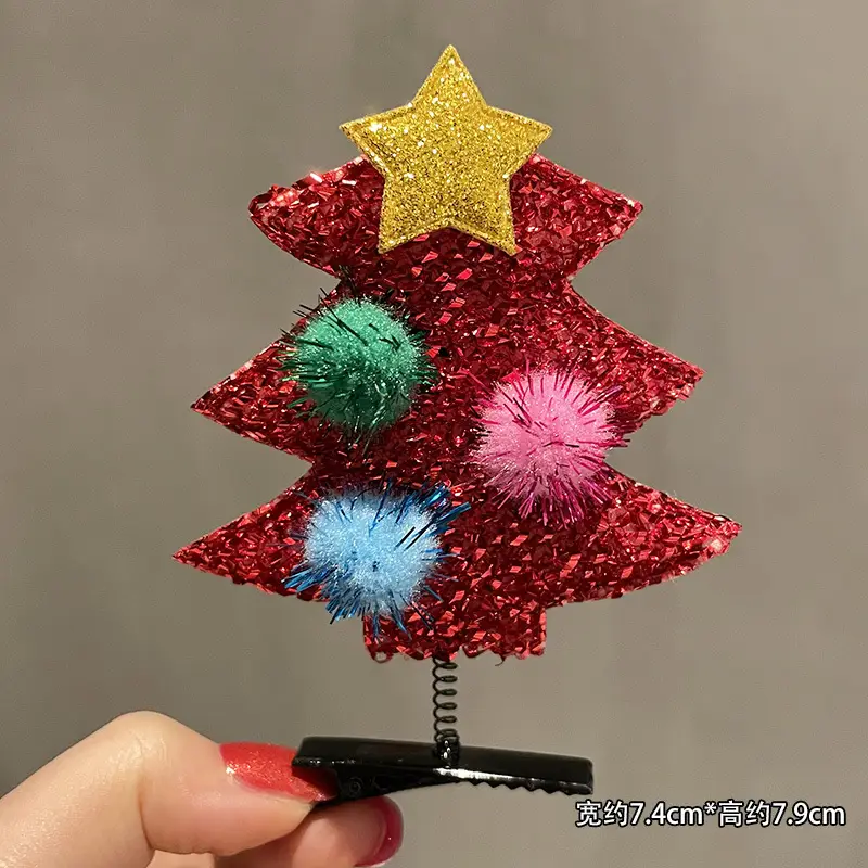Christmas Hairpin with Fairy Hat for Kids