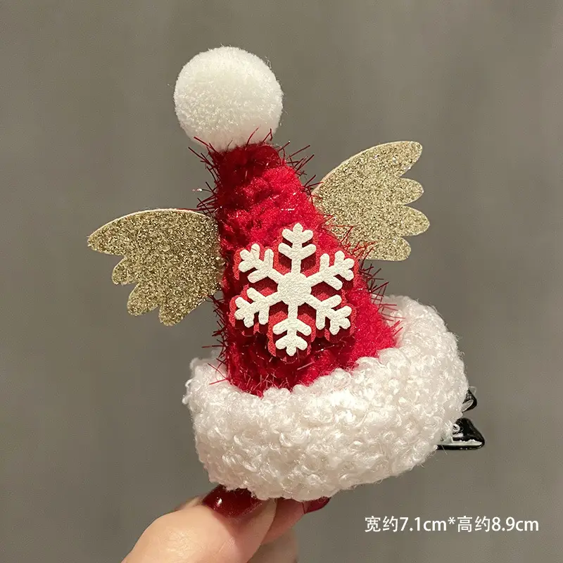 Christmas Hairpin with Fairy Hat for Kids