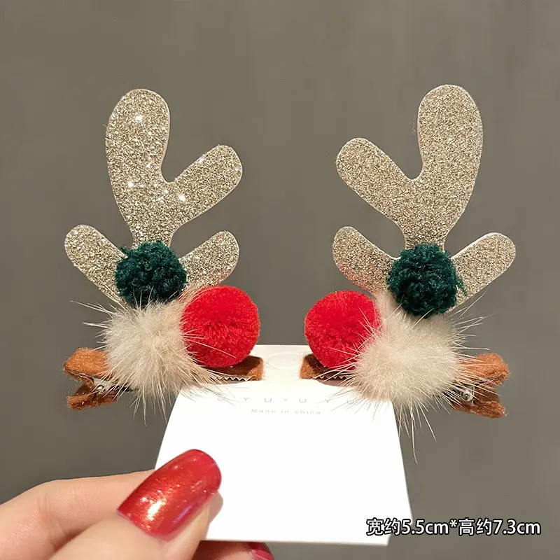 Christmas Hairpin with Fairy Hat for Kids
