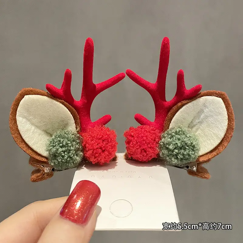 Christmas Hairpin with Fairy Hat for Kids