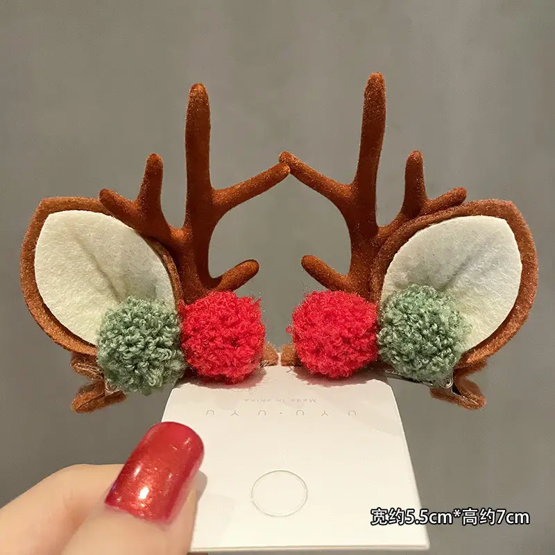 Christmas Hairpin with Fairy Hat for Kids
