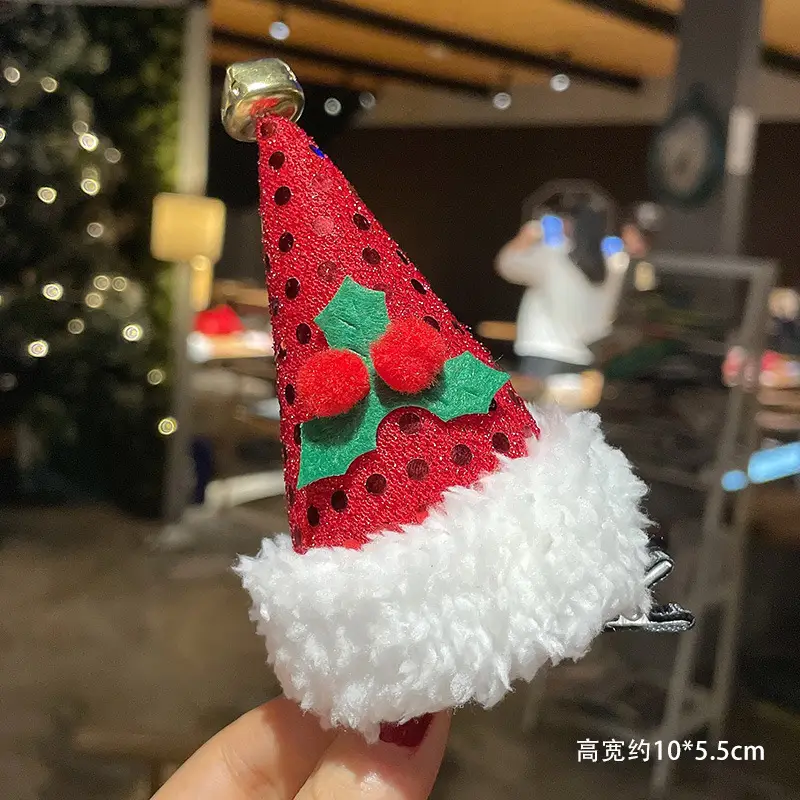 Christmas Hairpin with Fairy Hat for Kids