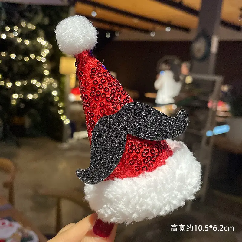 Christmas Hairpin with Fairy Hat for Kids