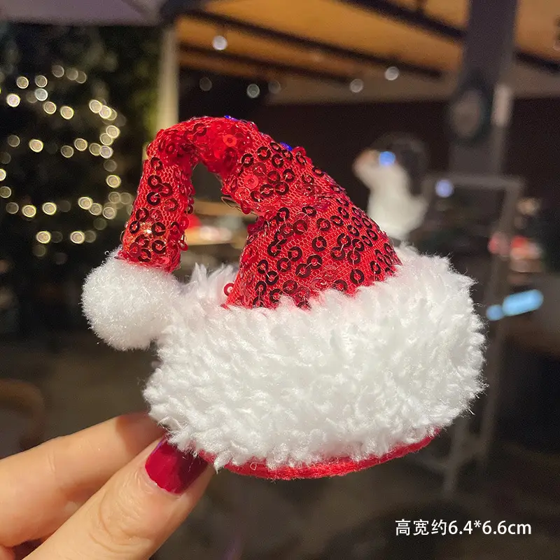 Christmas Hairpin with Fairy Hat for Kids