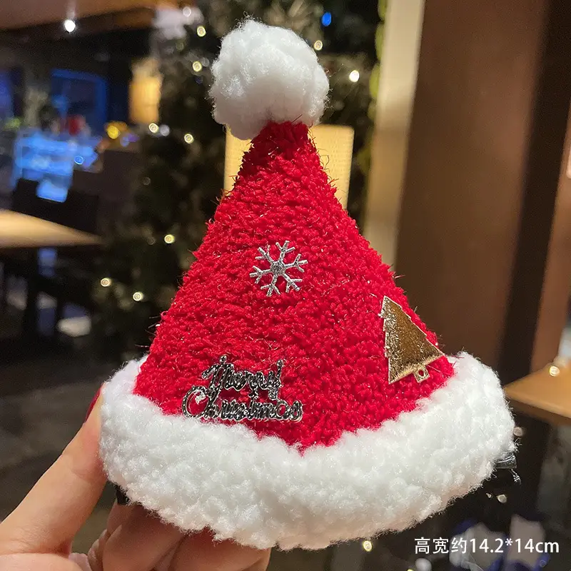 Christmas Hairpin with Fairy Hat for Kids