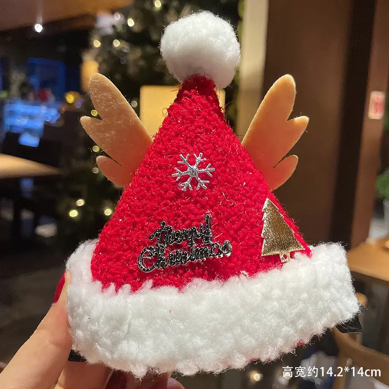 Christmas Hairpin with Fairy Hat for Kids