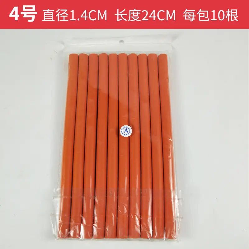 Red Heat Insulation Sponge Hair Curling Bar