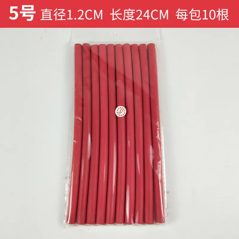 Red Heat Insulation Sponge Hair Curling Bar